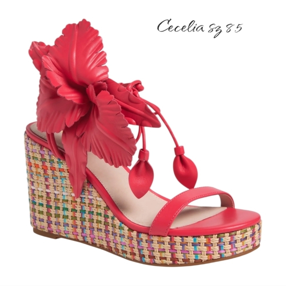 New Lily Platform Wedge Sandal Cecelia New York sz 8.5